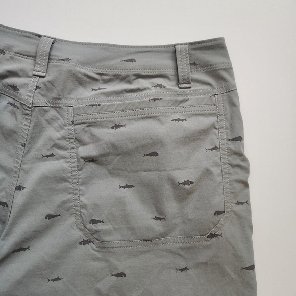UNDER ARMOUR Gray Loose Men's Flat Front Shorts Size 36 with Pockets Length 20" - Picture 8 of 12